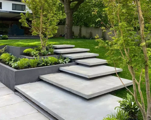 steps concrete